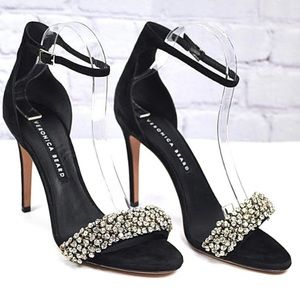 Veronica Beard Rowena Heeled Sandal Size 40
